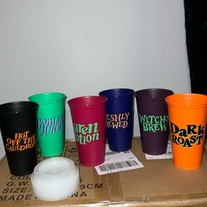 Starbucks halloween hot cups